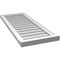 Ekena Millwork Vertical Surface Mount PVC Gable Vent w/ 2"W x 2"H , Brickmould Sill Frame, 16"W x 40"H GVPVE16X4003SN - alternate 4